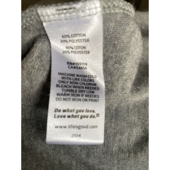 Life Is Good Diversified Portfolio Beer‎ Gray Long Sleeve Medium - Picture 5 of 5